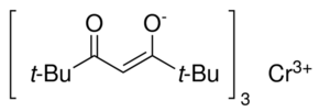 Tris(2,2,6,6-tetramethyl- 3,5-heptanedionato) chromium(III) Chemical Structure